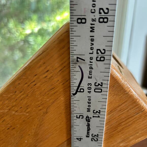 Cutco 8-Slot Wooden Knife Block with Sharpening Rod Hole – Solid Oak - Picture 8 of 10